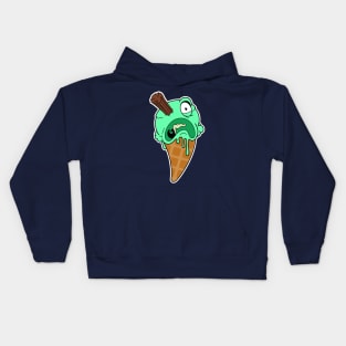 Eye-scream: Mint with flake Kids Hoodie